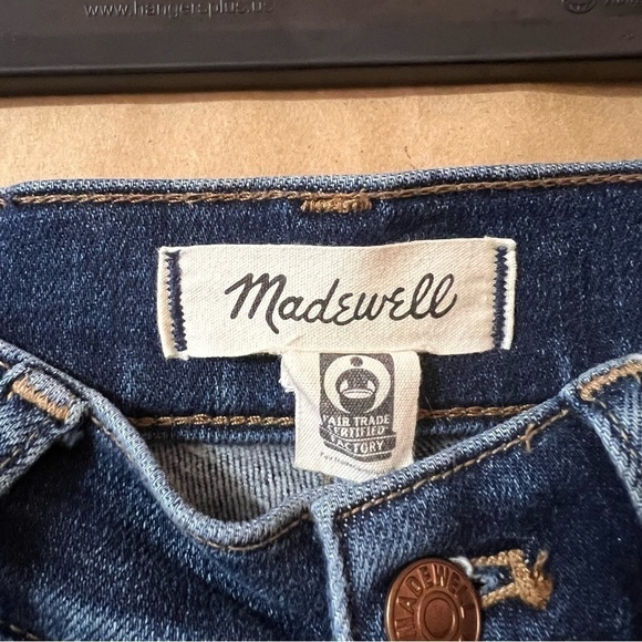 Madewell 10" High-Rise Skinny Jeans Cordell Wash Heatrich Denim Edition Size 24 - Picture 2 of 14